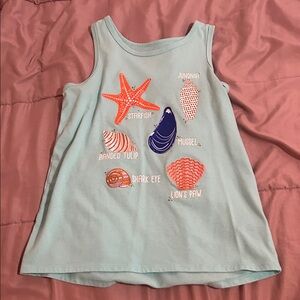 Cat & Jack Sea Creature Tank Top - Light Blue